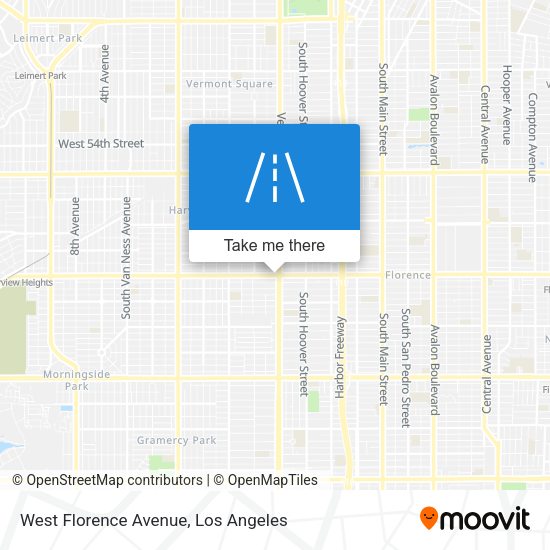 West Florence Avenue map