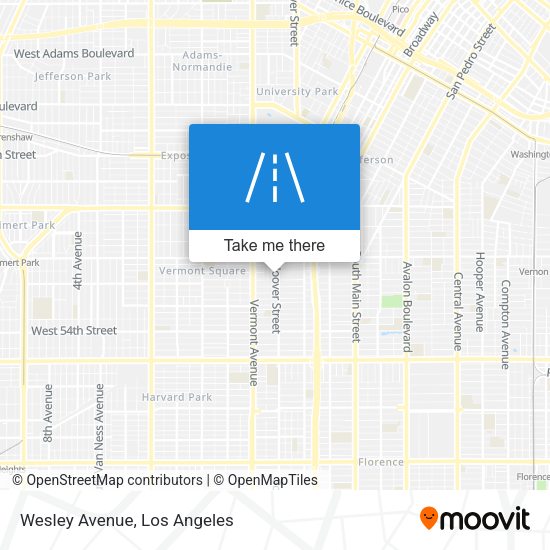 Mapa de Wesley Avenue