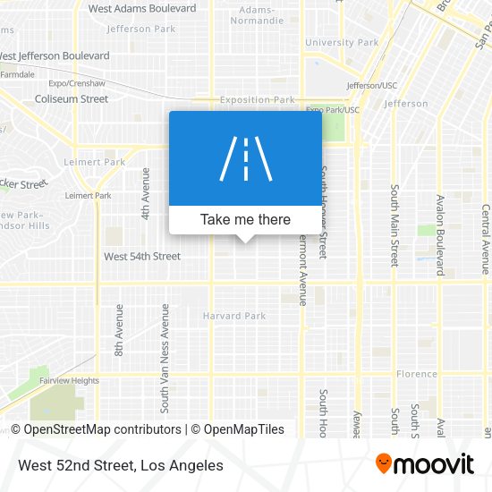 Mapa de West 52nd Street