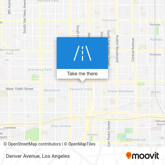 Mapa de Denver Avenue