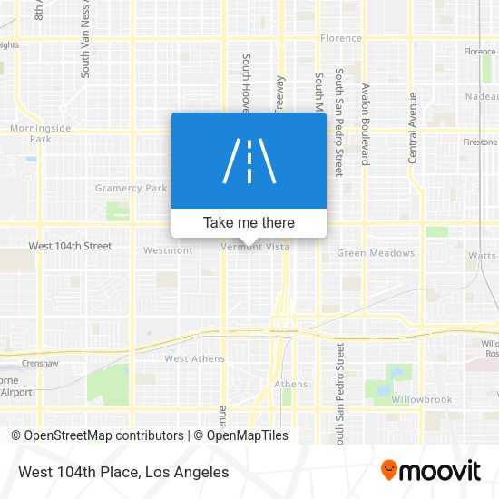 Mapa de West 104th Place