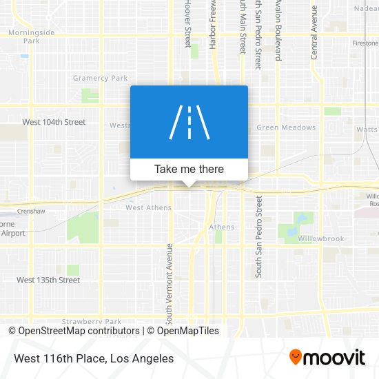 Mapa de West 116th Place