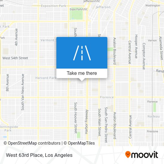Mapa de West 63rd Place