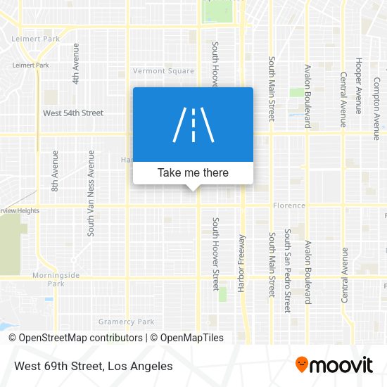 Mapa de West 69th Street