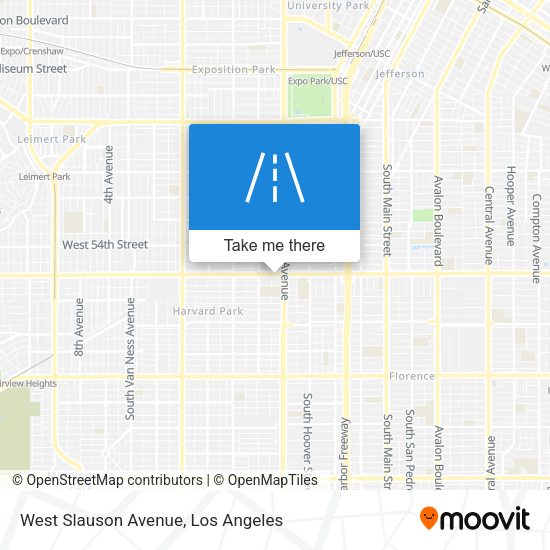 Mapa de West Slauson Avenue