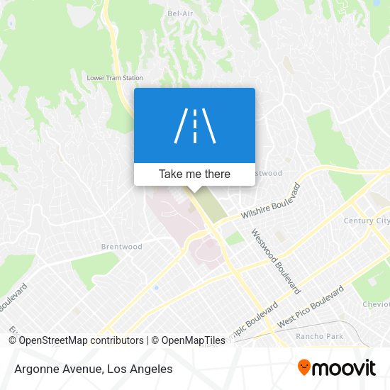 Argonne Avenue map