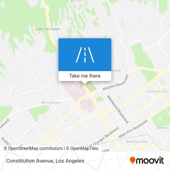 Constitution Avenue map