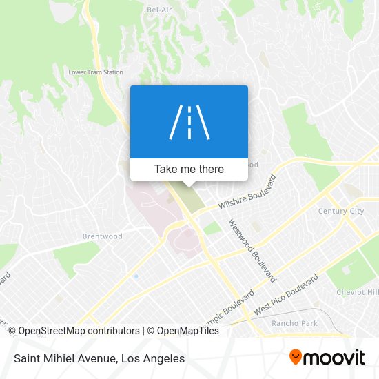 Saint Mihiel Avenue map