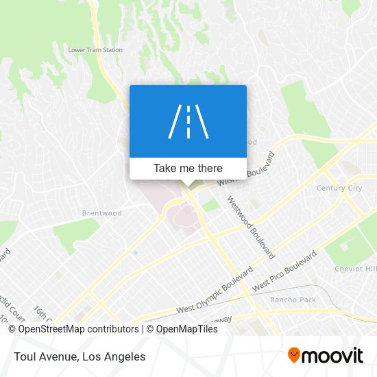 Mapa de Toul Avenue