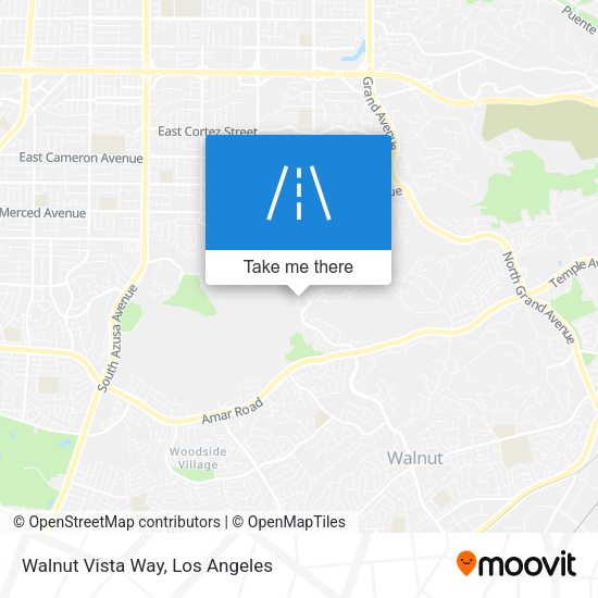 Mapa de Walnut Vista Way