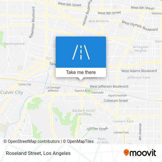 Roseland Street map