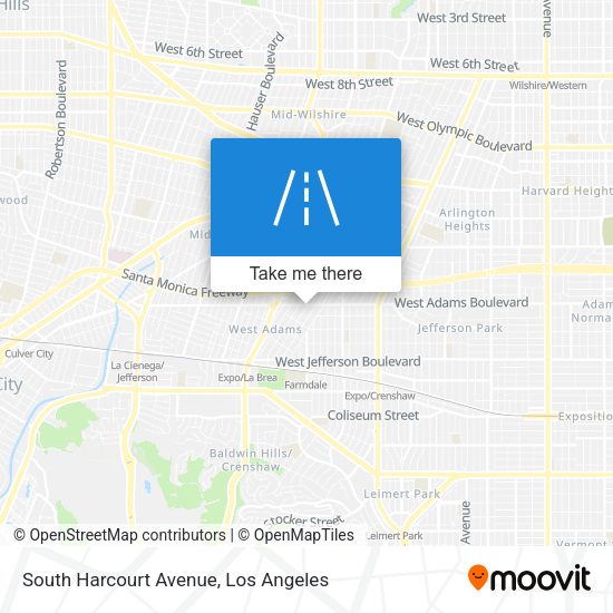 South Harcourt Avenue map