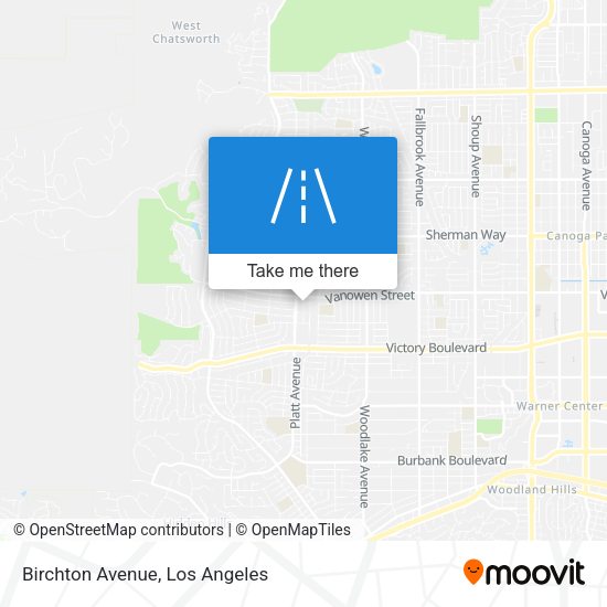Mapa de Birchton Avenue