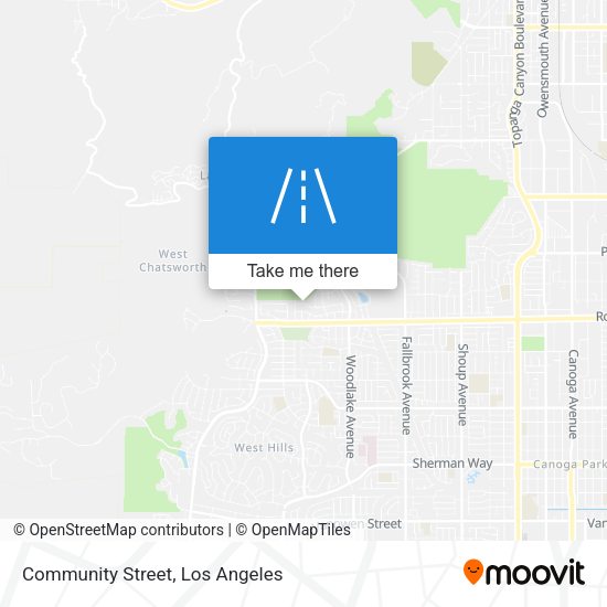 Community Street map