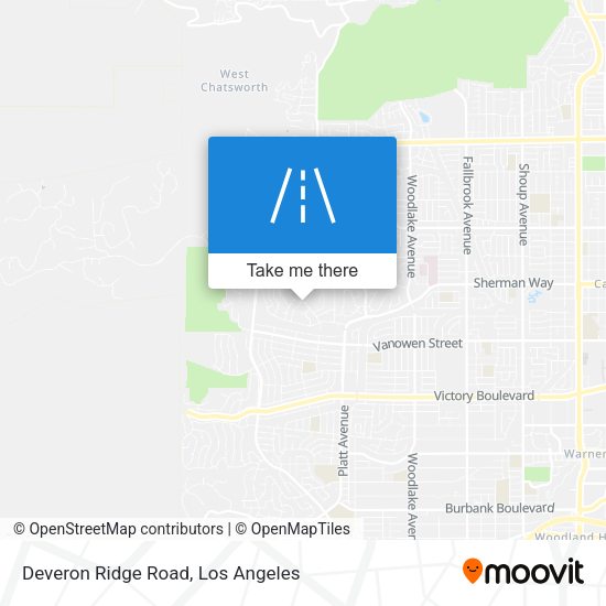Deveron Ridge Road map