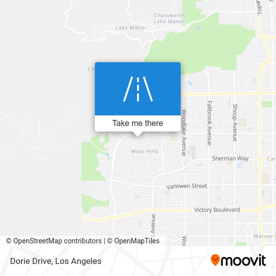Mapa de Dorie Drive