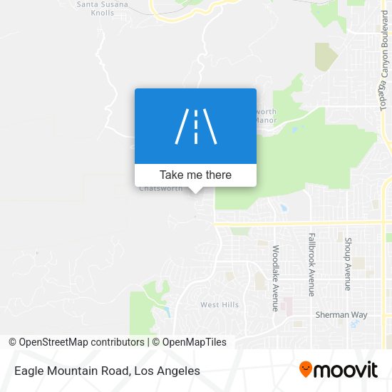 Eagle Mountain Road map