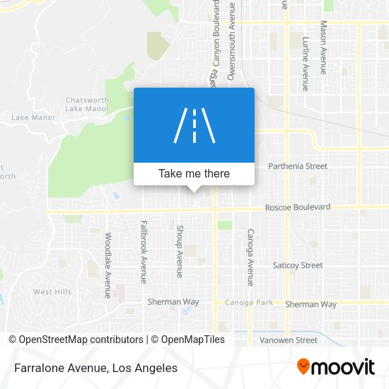 Mapa de Farralone Avenue