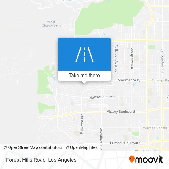 Forest Hills Road map