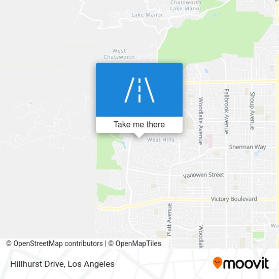 Hillhurst Drive map