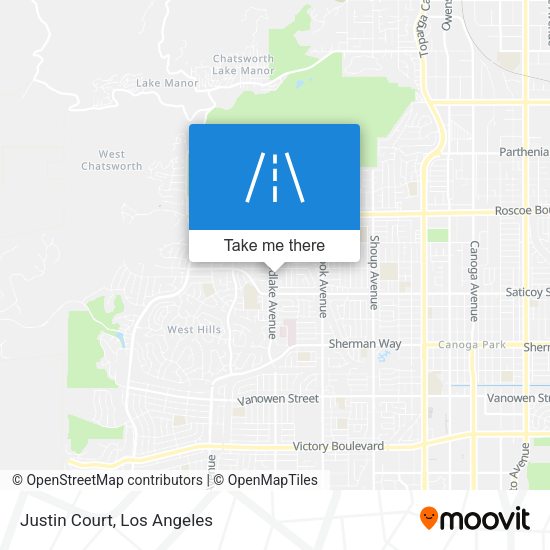 Mapa de Justin Court
