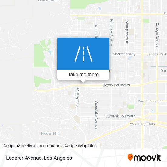 Lederer Avenue map
