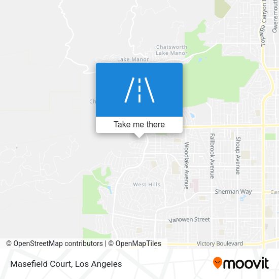 Masefield Court map