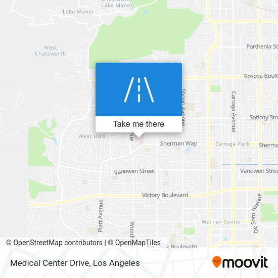 Medical Center Drive map