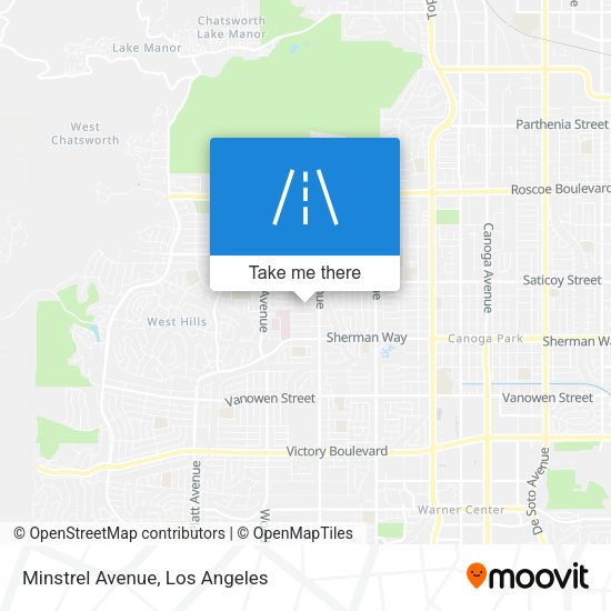Mapa de Minstrel Avenue