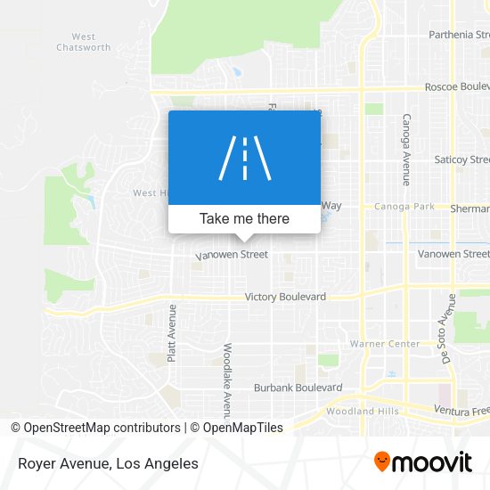 Mapa de Royer Avenue