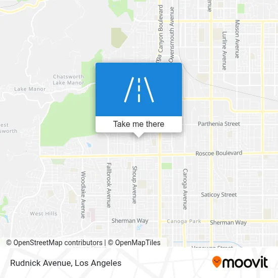 Rudnick Avenue map