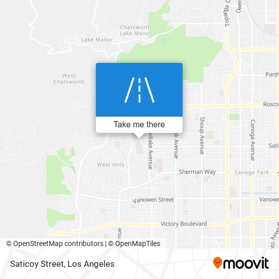 Mapa de Saticoy Street