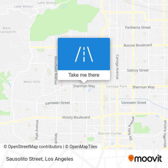 Sausolito Street map
