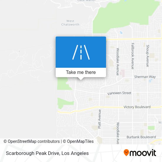 Mapa de Scarborough Peak Drive