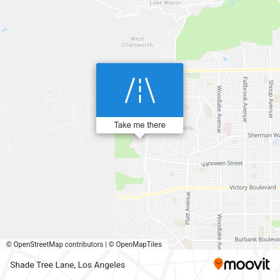 Shade Tree Lane map