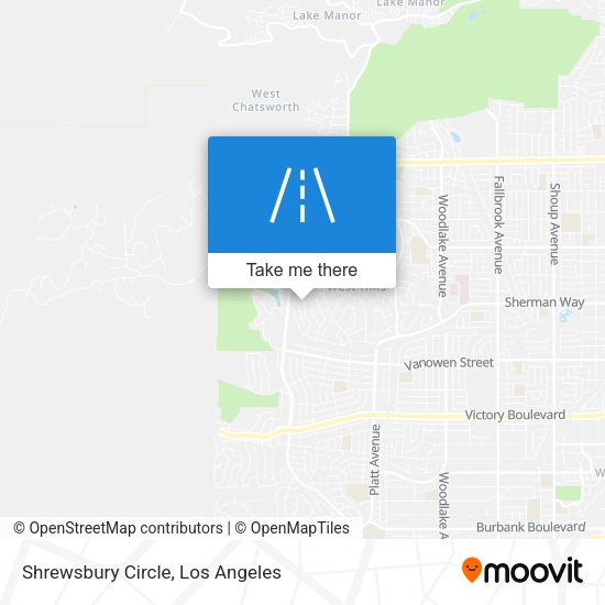 Mapa de Shrewsbury Circle