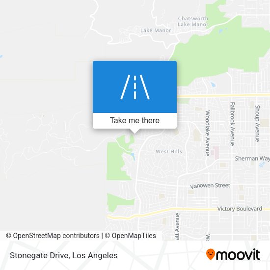 Stonegate Drive map