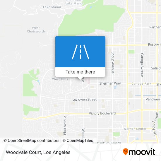 Mapa de Woodvale Court