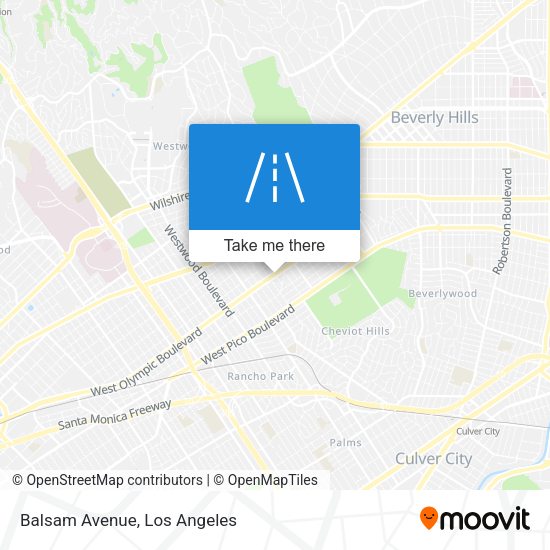 Mapa de Balsam Avenue
