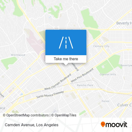 Mapa de Camden Avenue