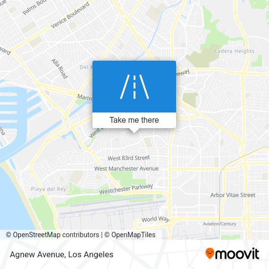Mapa de Agnew Avenue
