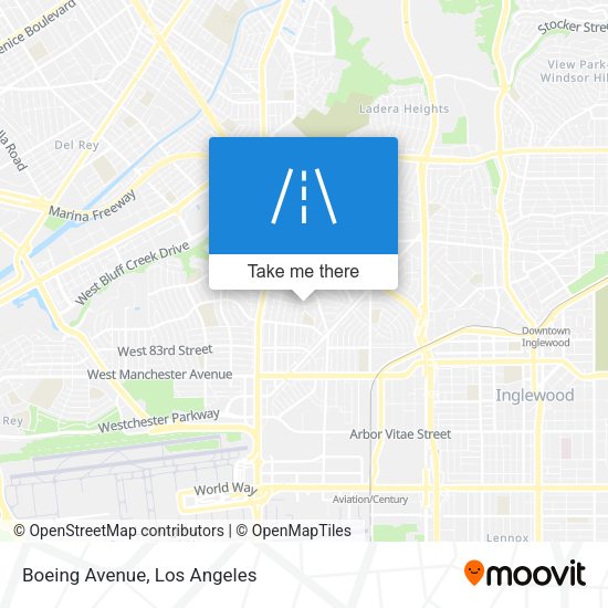 Mapa de Boeing Avenue