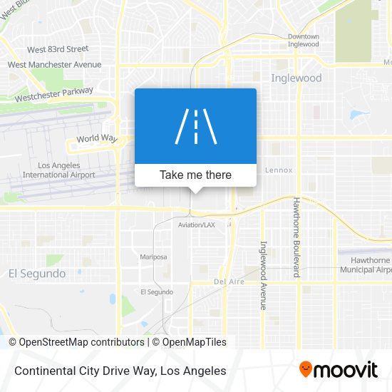 Mapa de Continental City Drive Way
