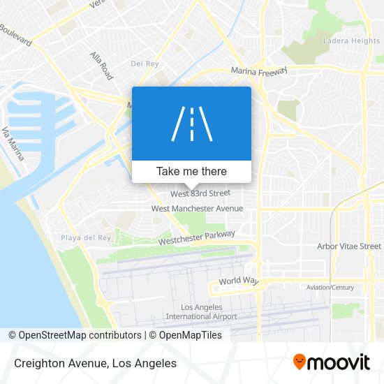 Creighton Avenue map