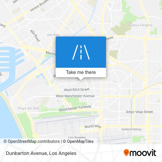 Dunbarton Avenue map