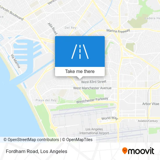 Fordham Road map