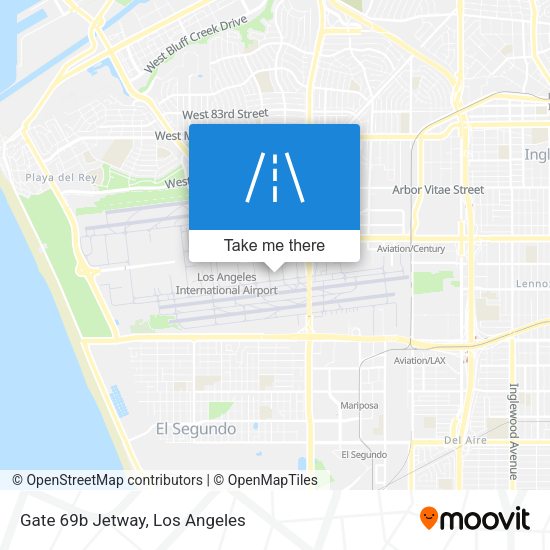 Gate 69b Jetway map