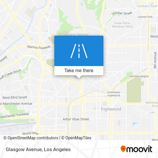 Mapa de Glasgow Avenue