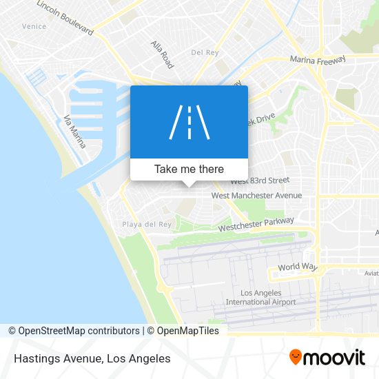 Hastings Avenue map