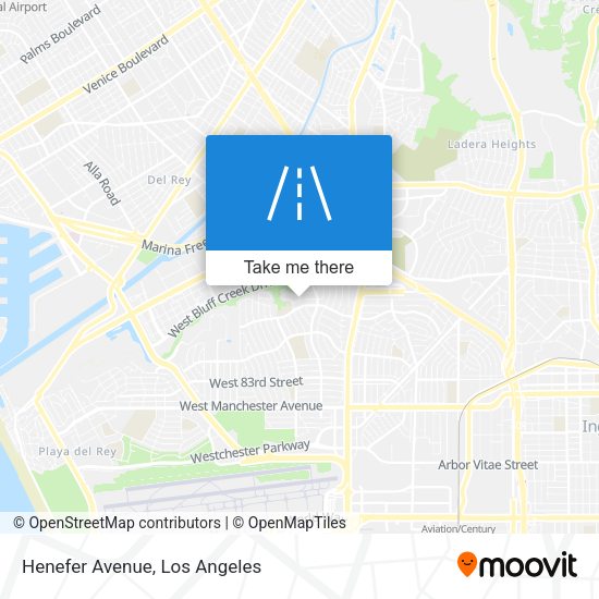 Mapa de Henefer Avenue